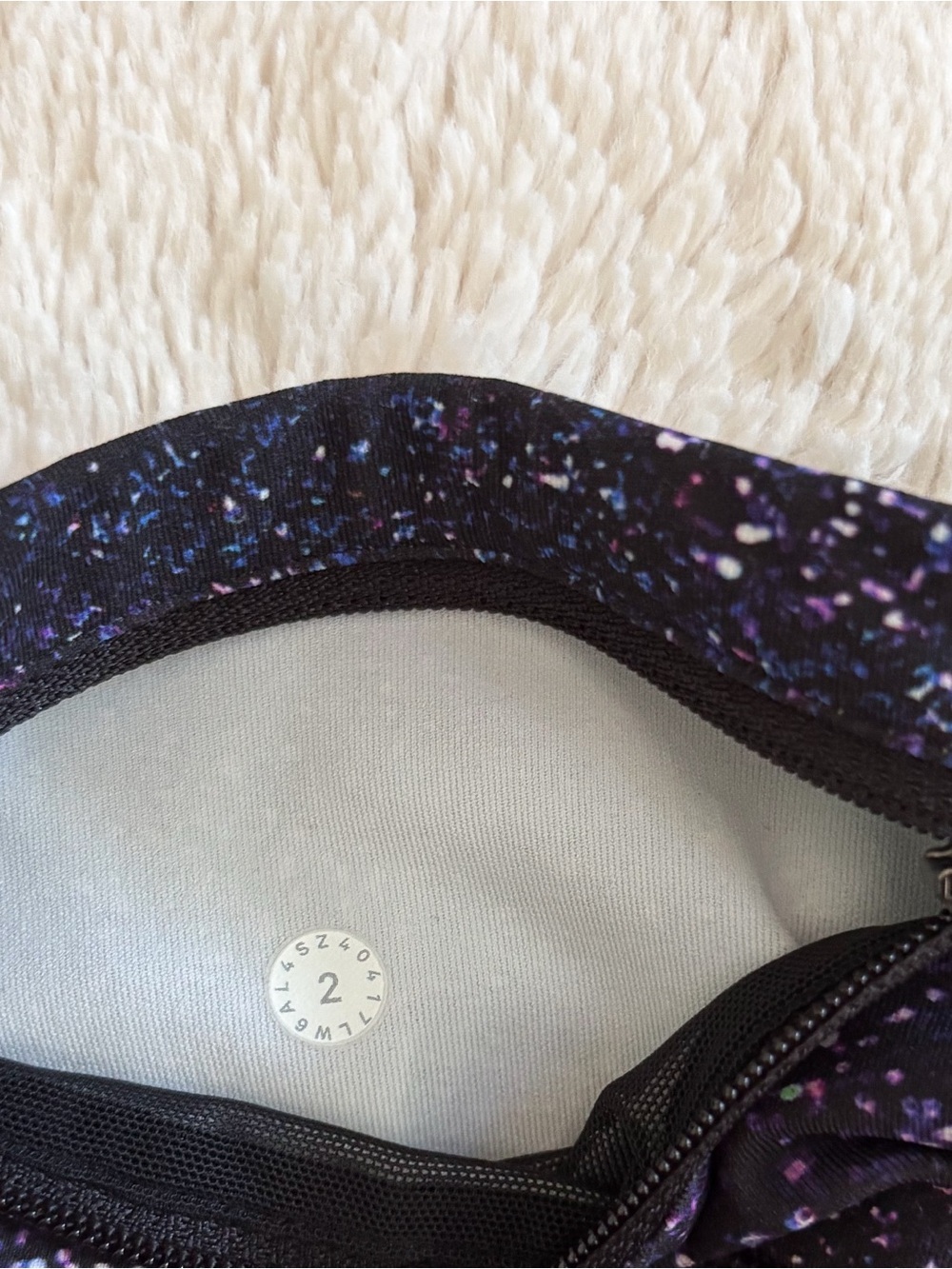 Lululemon Fast & Free High Rise Tight Galaxy Speckled Print Leggings Size 2 - Picture 6 of 6